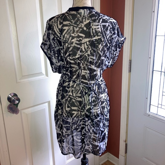 Sheer Swim Coverup Summer Dress Swim Pool Beach Resortwear by Profile s XLarge - Picture 3 of 6